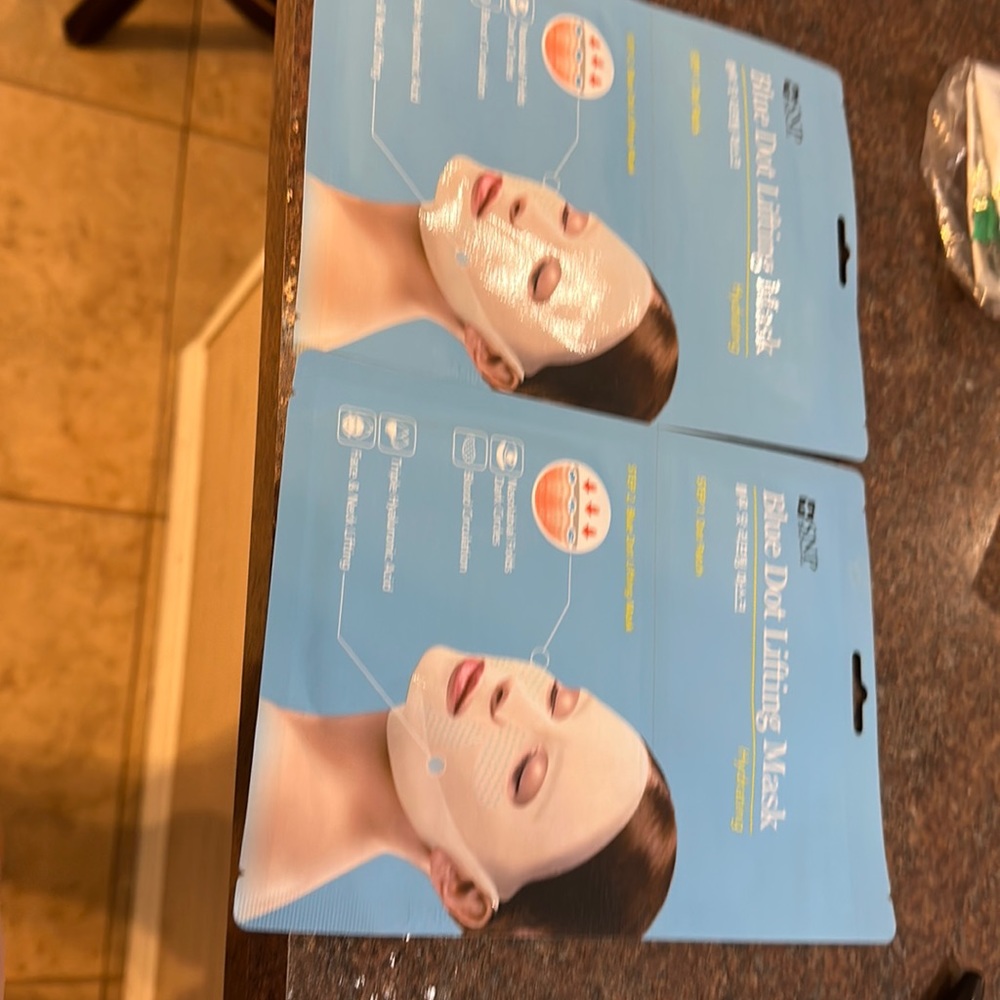 5/$25.00 SNP BLUE dot TENSION HYDRA LIFTING SHEET Korean t…